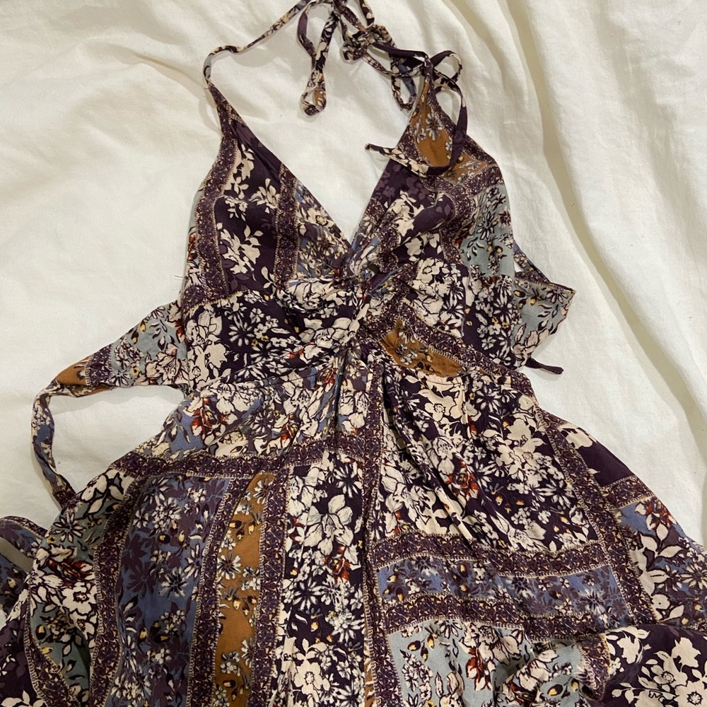 skylar and madison halter neck romper